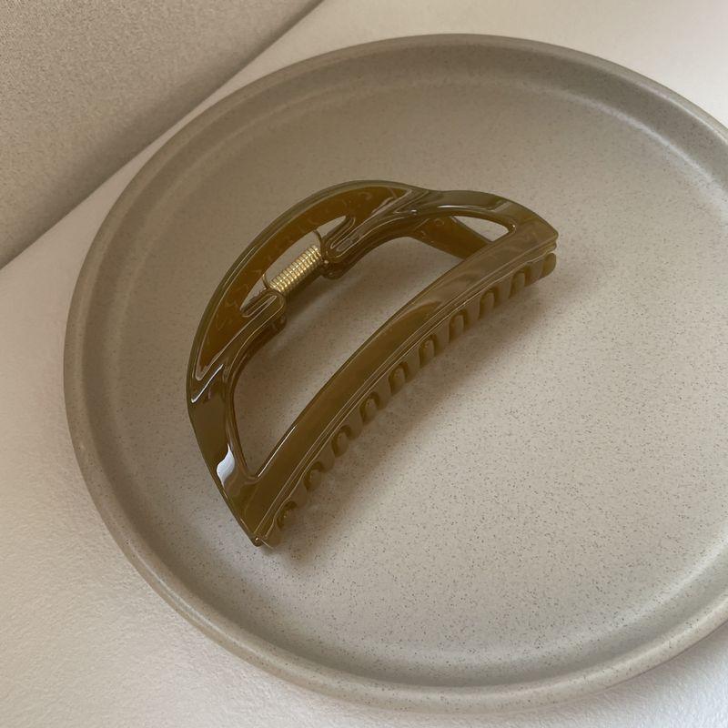 1 шт. Корейская модная заколка-зажим высокого класса, женская большая заколка-акула, заколка для волос, аксессуар для полукруглой заколки для волос