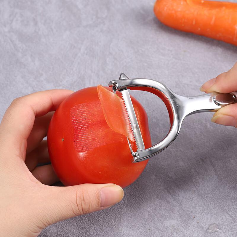 Kangbahe, Multifunctional Stainless Steel Peeler, Vegetable And Fruit Peeler, Grater, Melon Peeler, And Skin Scraper