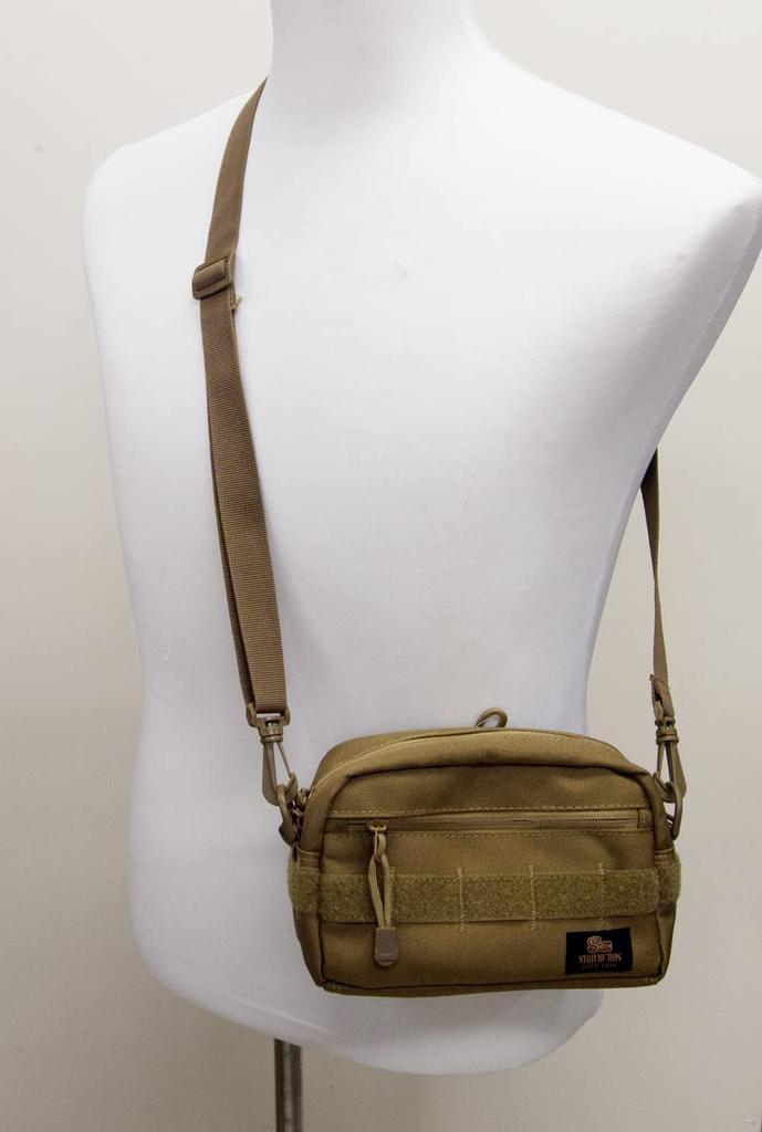 Stormcross Военный подсумок Наплечная сумка Модульный подсумок MOLLE Органайзер для аксессуаров для снаряжения Сил Камуфляж Самооборона (45074 Загар)