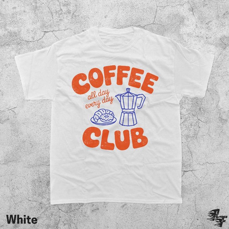 Y2K Espresso Pattern on Unisexs Tshirt for Summer Suitable for Both Unisex and Women Casual Street Style