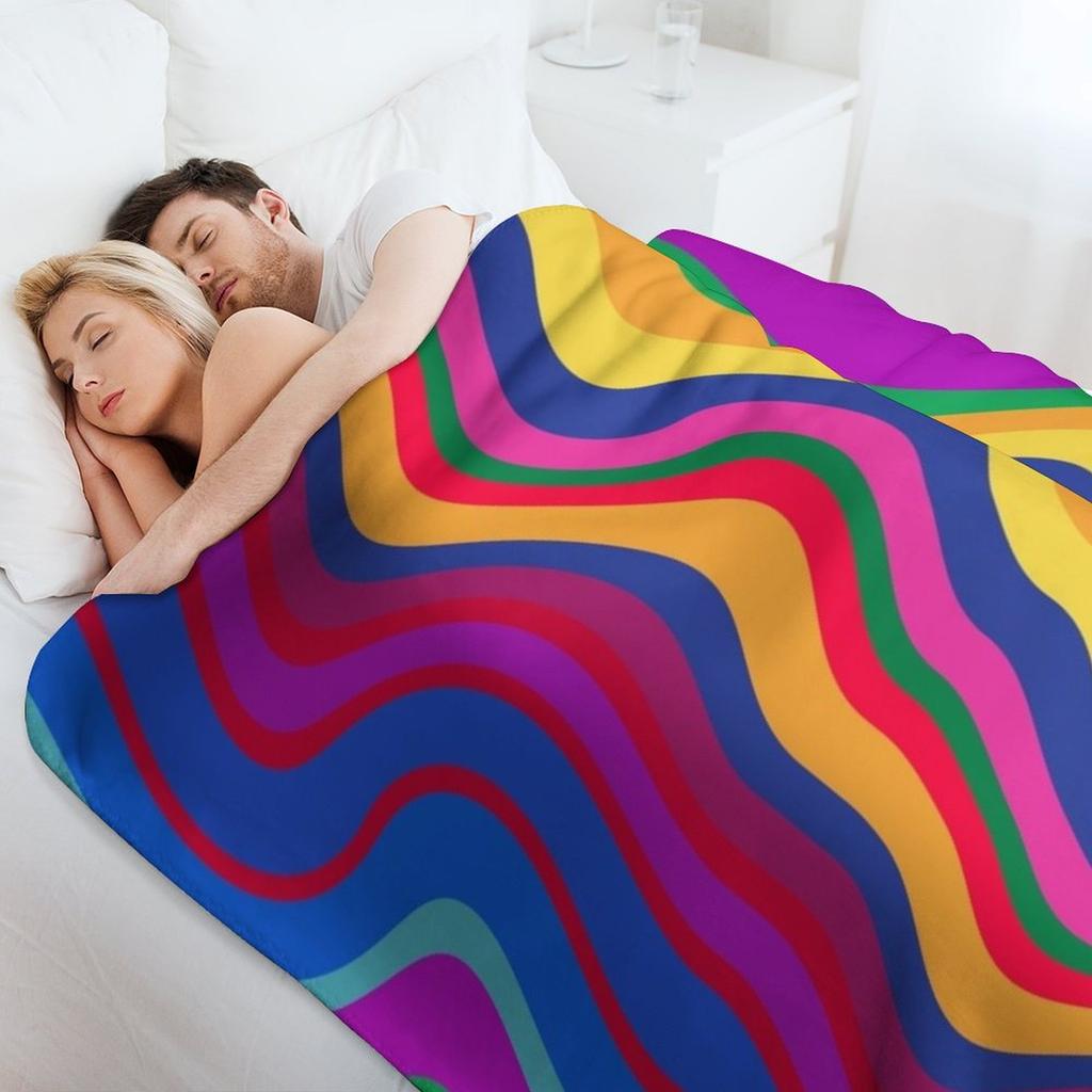 Folkloristic patterns abstraction Throw Blanket Polar heavy to sleep Bed Fashionable blankets and throws Blankets