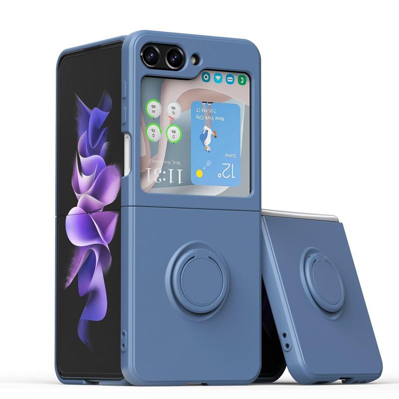Magnetic Ring Kickstand TPU Case Galaxy Z Flip 6 / 7 FE Shockproof Soft Cover With Stand Function