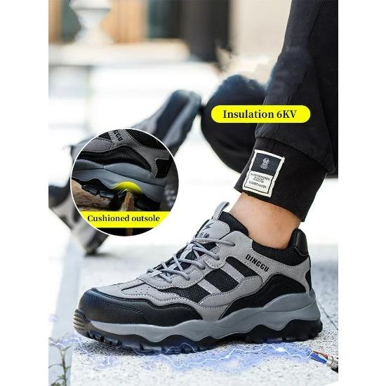 Легкая изоляция 6KV рабочая защитная обувь для мужчин и женщин противоударные неразрушимые дышащие рабочие кроссовки защитные ботинки