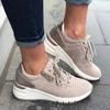2022 Fashion Casual Women's Plus Size Sneakers, Lace-up Thick Sole Sizes 35-43