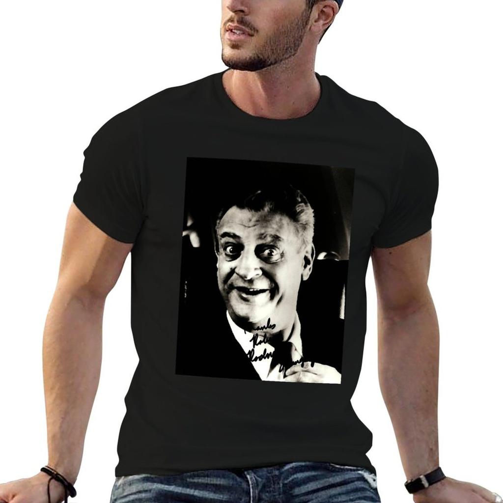 Music Vintage Retro Rodney Dangerfield Autographed Photo Bw QuotThanks RobertQuot Unofficial Uni TShirt