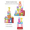 Colorful Stacking Games Toys Montessori Enlightenment Teaching Aids Number Building Block  For Kids
