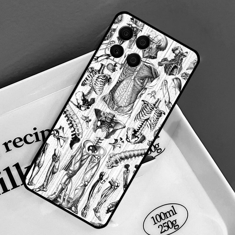 Медицинский анатомический кейс-скелет для Samsung Galaxy M32 M12 M52 M15 M35 M55 M31 M56 M36 M16 M06 M13 M33 M53 M14 M34 M54