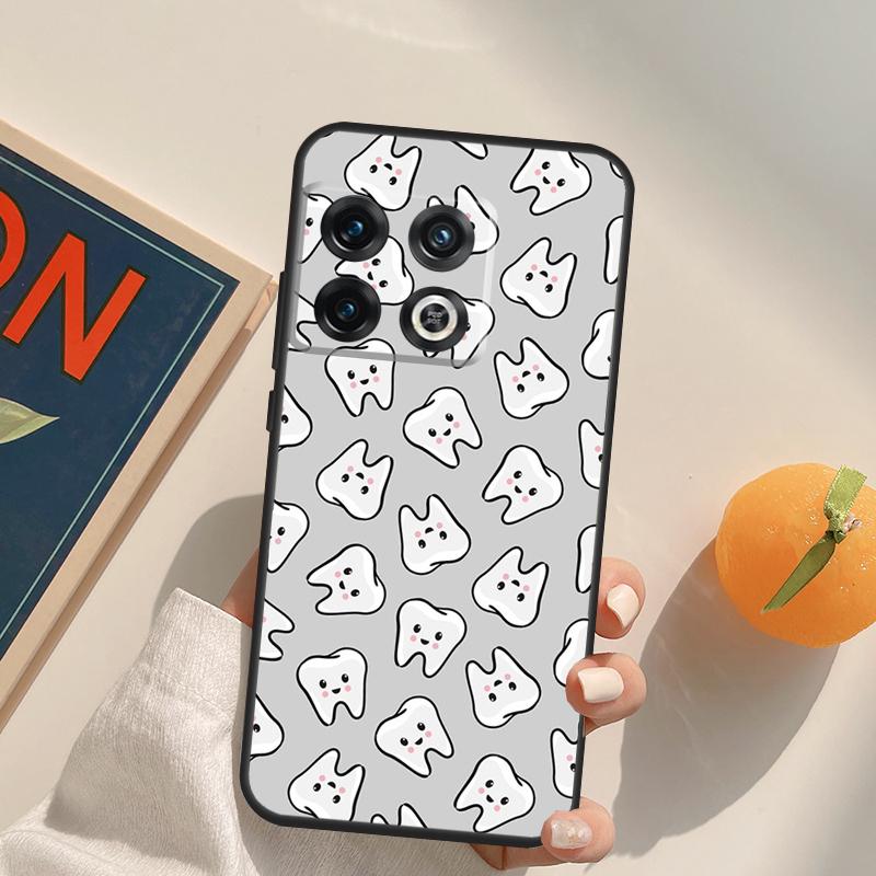Чехол с рисунком зубов для стоматолога для OnePlus 13R 12R 10R 13T 10T 11 12 13 15 OnePlus Nord 5 CE 2 3 4 Lite N20 N30 Чехол