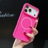 Роскошная блестящая алмазная рамка для MagSafe Магнитный чехол для iPhone 17 Air 16 15 14 Plus 13 12 11 Pro Max Прозрачный чехол Hard Candy