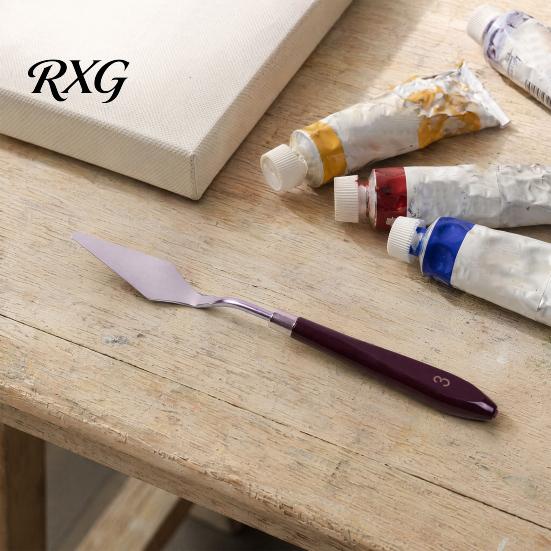 Artistic Scraper Oil Painting Scraper, Stainless Steel with Wooden Handle Palette Cutter, Paint for Evenly Mixed Art Spatula, Acrylics And Tools