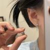 Циркониевые полые круглые серьги-крестики изысканные маленькие универсальные серьги-гвоздики модные серьги с темпераментом высокого класса для женщин