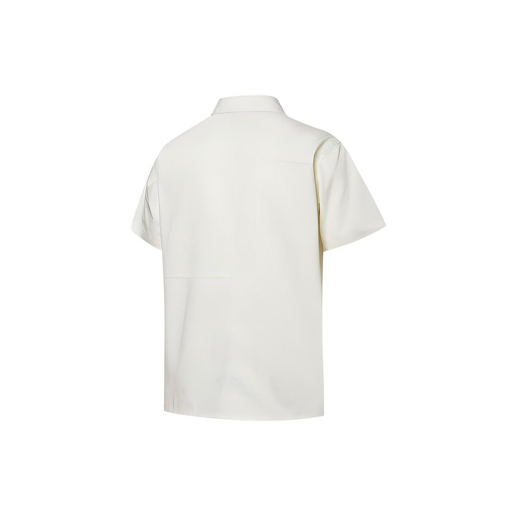 Puma Рубашка с коротким рукавом в стиле «Стиль жизни», однотонная, спортивная, деловая, мужская, бежевая 533739-55