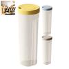 Moisture Proof Food Jar Airtight Spaghetti Storage Container, Clear PP Rotate Open Noodle Organizer, Long Preservation Bin for Dry Pasta Dispenser