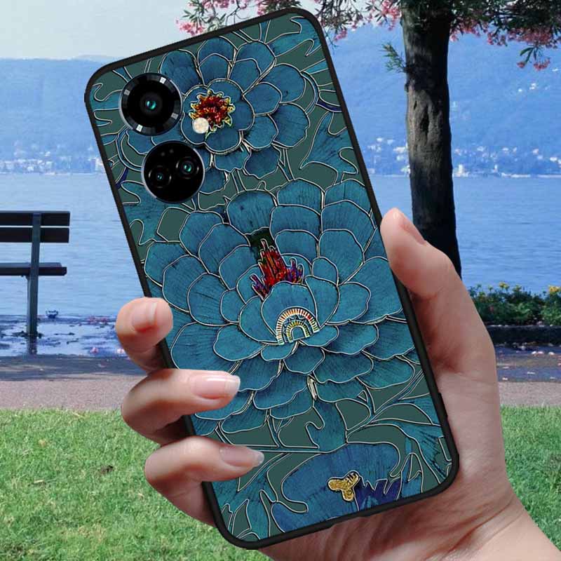 Чехол для Tecno Camon 19 Camon19 Neo 3D Рельефный Тисненый Чехол для Телефона Для Tecno Camon 19 Pro 4G 5G Neo Мягкий Силикон Мультяшный