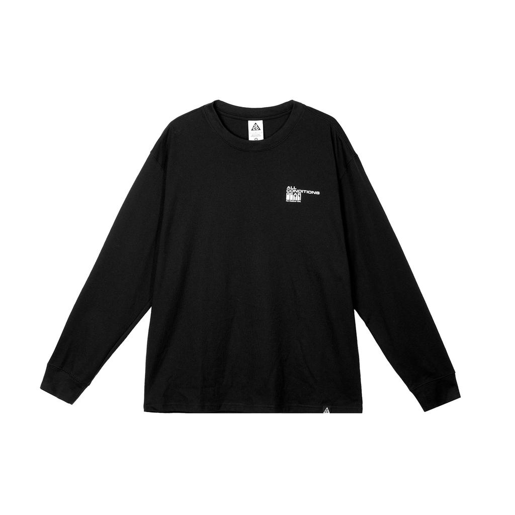 Nike ACG T Shirts Men's Black Crew Neck Moderate Straight Fit DV9662-010
