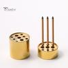 Decorative Mini Incense Holder Copper Heat-resistant Incense Base with 9 Holes Creative Sandalwood Incense Burner