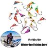Искусственный балансир для судака AD-Sharp Ants Shaped Winter Ice Fishing Lure Lead Hard Hook