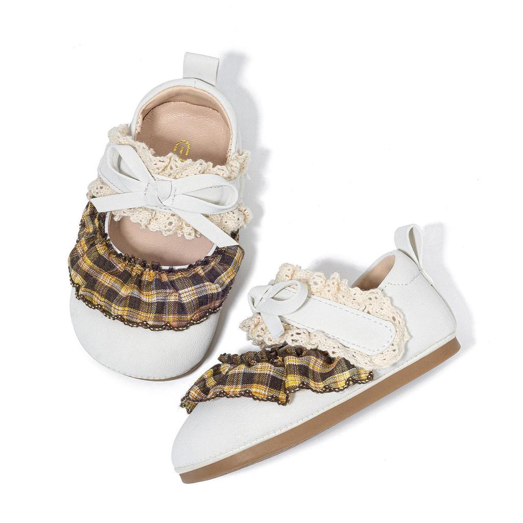 Туфли-туфельки для первых шагов принцессы Yingbeimi - Коллекция Весна 2026 для детского сада и помещений