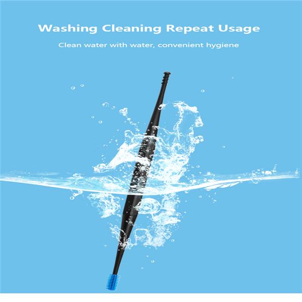 Мягкая силиконовая ушная палочка, двухсторонняя кюретка для удаления ушной серы, ложка для чистки ушей, спиральный инструмент для чистки ушей 