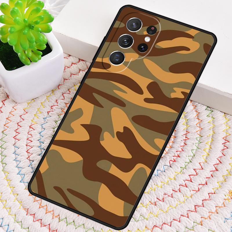 Камуфляжный Модный Чехол для Телефона Samsung Galaxy note 10 pro S26 Ultra S23 S24 FE S25 S21 S22 PLUS ударопрочный Чехол