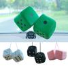 Fuzzy Dice for Car - Fun & Functional Rearview Mirror Decor