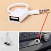 Car MP3 3.5mm Male AUX Audio Plug Jack To USB 2.0 Female Converter Cable Cord