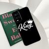 Чехол-пара с коронами QUEEN & KING для Oppo A96 A76 A16 A15 A17 A52 A72 A54S A57S A58 A78 A98 A57 A77 A54 A74 A94