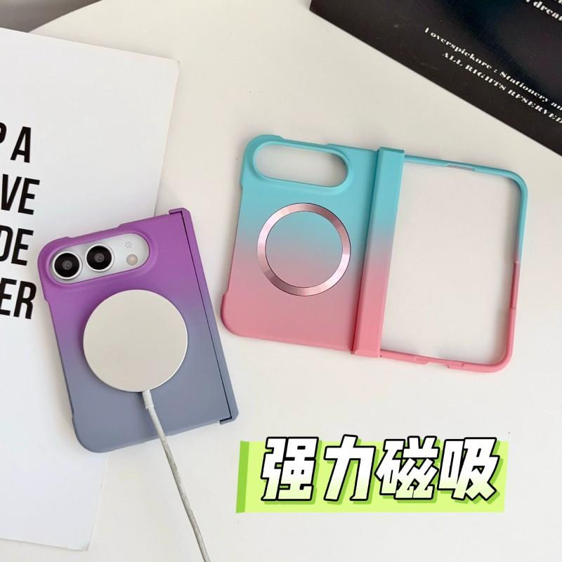 Складной чехол для телефона с магнитной застежкой IPhone DUO Тройной набор Ударопрочный Жесткий ПК-чехол С противоскользящим и пылезащитным дизайном