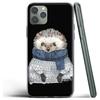 Силиконовый чехол Kawaii Hedgehog Heart для Apple iPhone 12 Mini 11 Pro SE XS X XR Max 8 7 6S 6 Plus 5S