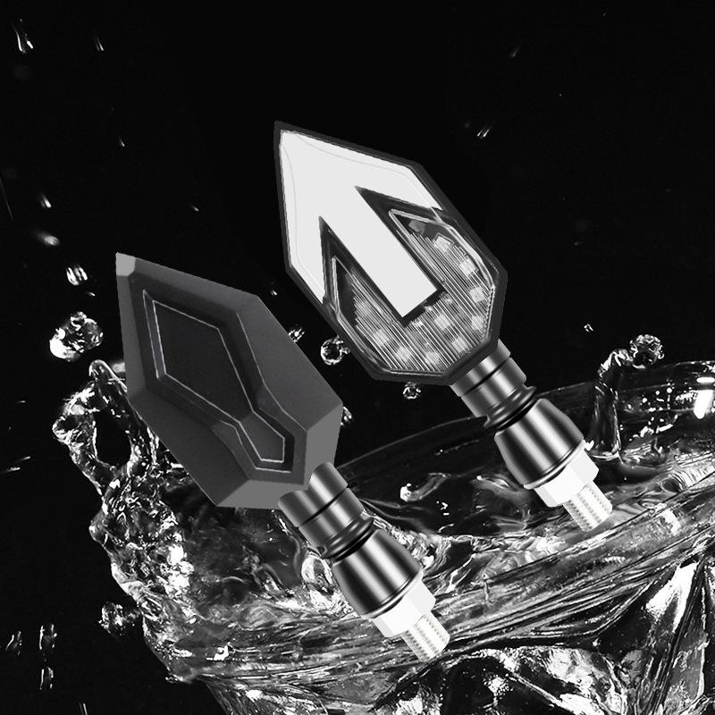 2023 2 шт мотоциклетные светодиодные указатели поворота последовательные желтые ударопрочные светодиодные индикаторы с низким энергопотреблением