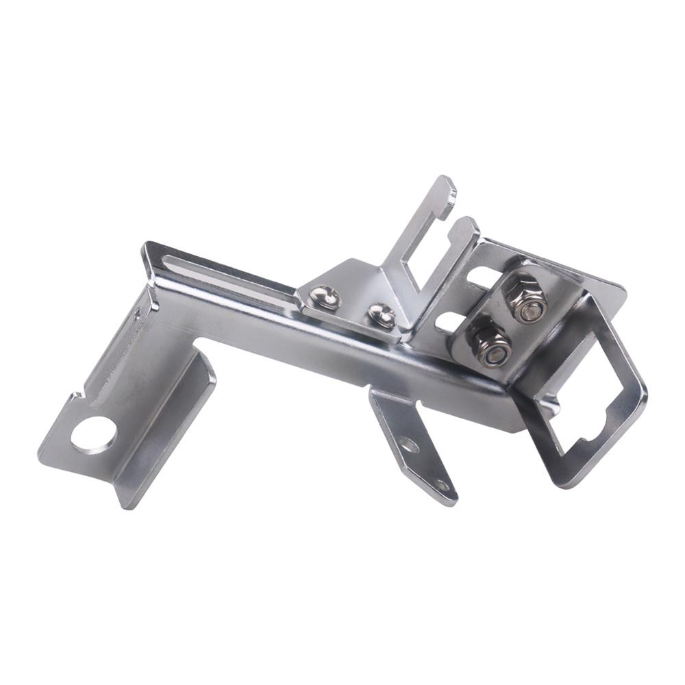 Chrome Throttle Cable Kick Down Bracket Kickdown Auto Manual Transmission Fits for Chevy