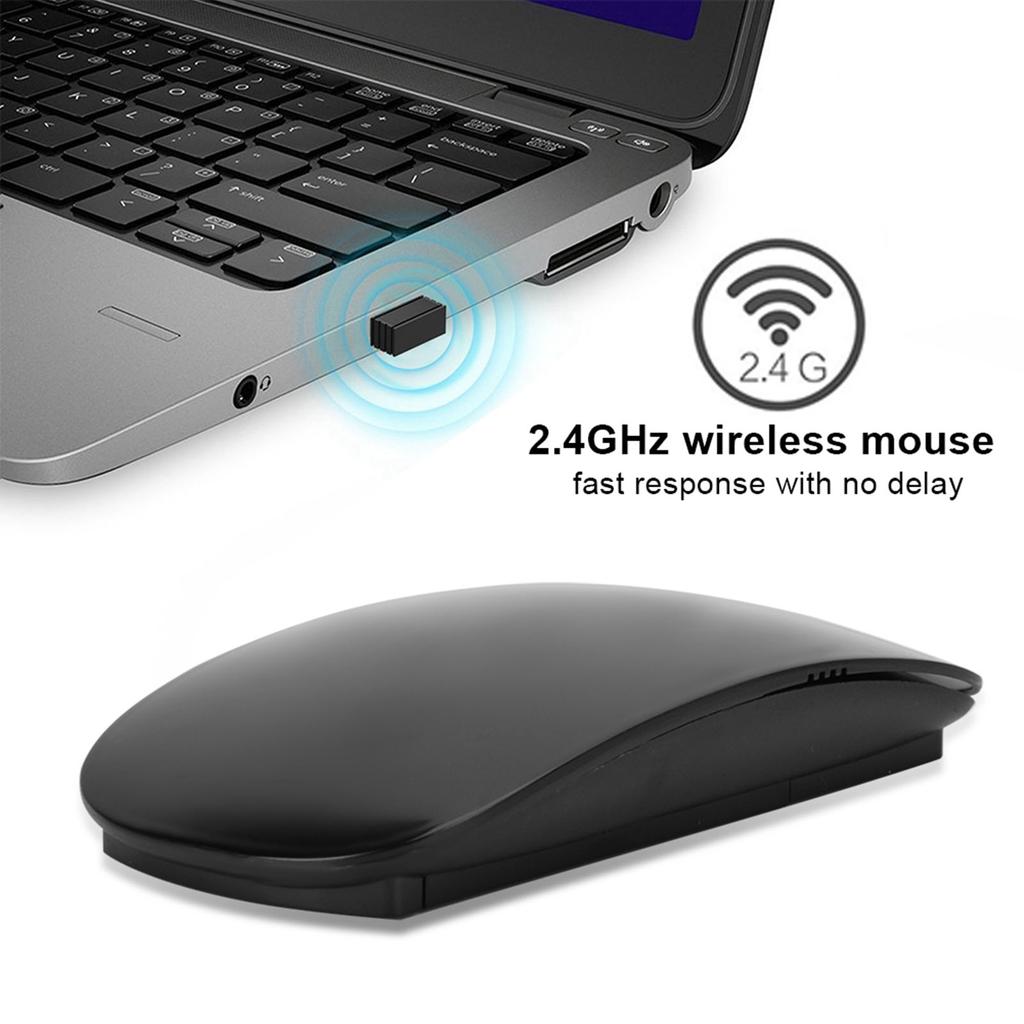 TM823 Высокочувствительная 1200DPI 2,4 ГГц Беспроводная Сенсорная Мышь Позиционирование для Ноутбука Note Белый