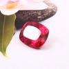 12 Ct Natural Blood Red Ruby Cushion Stunning Mozambique Certified Gemstone