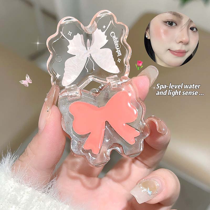 CAPPUVINI Увлажняющие румяна Butterfly Orange