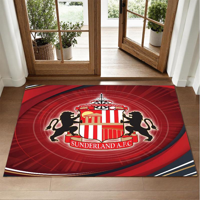 Sunderland Design Crystal Velvet Rug Soft Decorative Mat for Bedroom Entrance