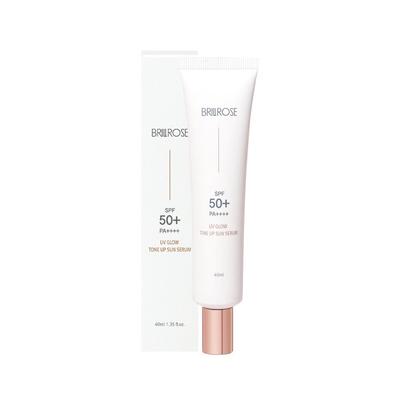 BRILLROSE UV Glow Tone-Up Sun Serum SPF50+ 40мл Крем для выравнивания тона и придания жизненной силы