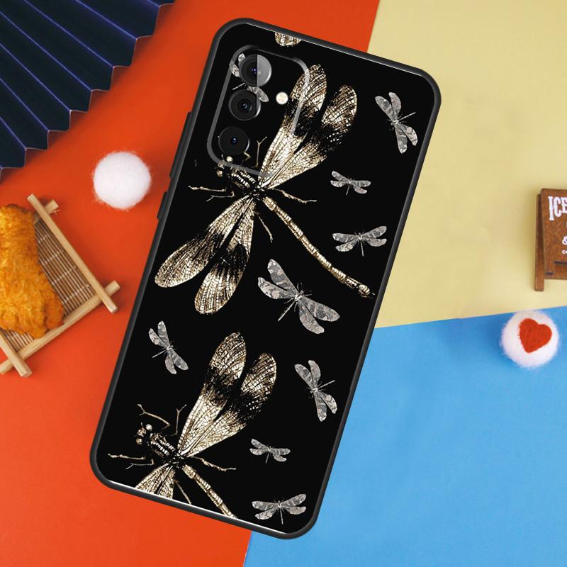 Чехол-стрекоза для Samsung Galaxy A53 A33 A13 A54 A34 A14 A56 A36 A16 A06 A12 A32 A52 A35 A17 A15 A55