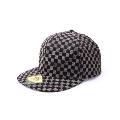 Свободная кепка-snapback в клетку для хип-хопа, для большой головы