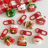 1PC Key Rings Holiday Bag Pendants Gifts Cartoon Shape Xmas Christmas Keychain For Friends Multiple Options Available