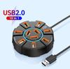 7/10 Ports USB 2.0 Hub Universal Laptop Computer Docking Station Multi Splitter Adapter High Speed USB Extender Splitter Power Adapter