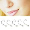 20Pcs/Set Stainless Steel Jewelry Piercing Nose Stud Rings