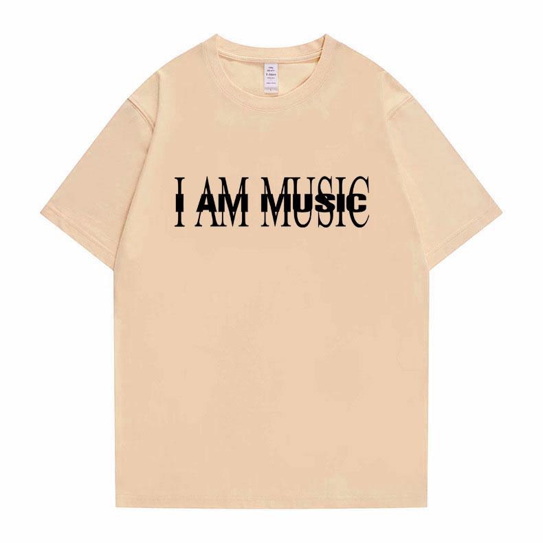 Футболка с графическим принтом обложки нового альбома рэпера Playboi Carti I Am Music, мужская повседневная винтажная футболка, мужские футболки свободного покроя в стиле хип-хоп