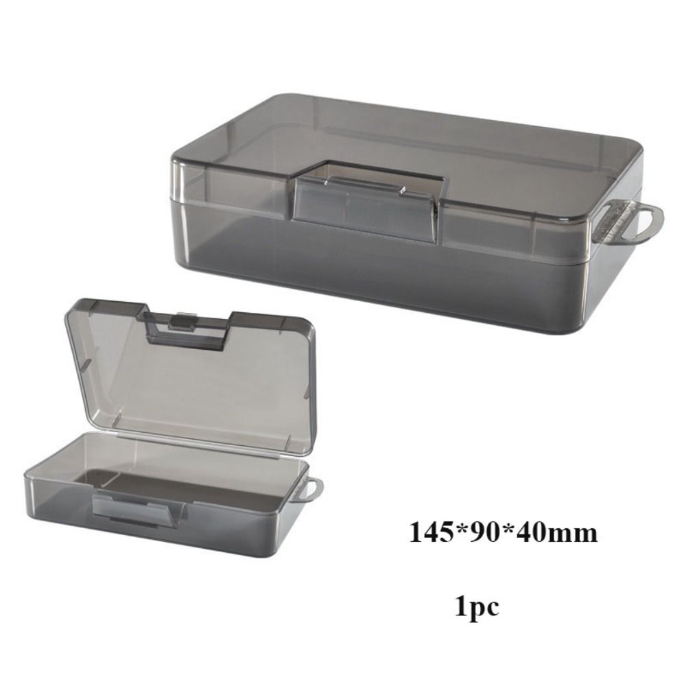 Square Storage Box Plastic Small Items Case Portable Fishing Tools Accessories Power Tools Holder
