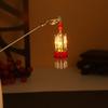 Заколка для волос в старинном стиле с кисточкой и светящимся фонариком, головной убор в стиле фей, универсальный элегантный аксессуар для волос для женщин
