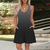Women's V-neck Printed Sleeveless Jumpsuit Spring And Summer Casual Jumpsuit Shorts