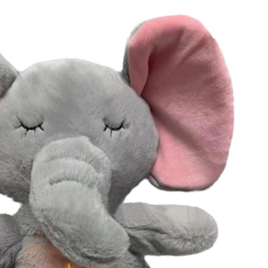 Мягкая кукла с музыкой очаровательный внешний вид на батарейках эмоциональная поддержка кролик слон животное плюшевая игрушка для детей