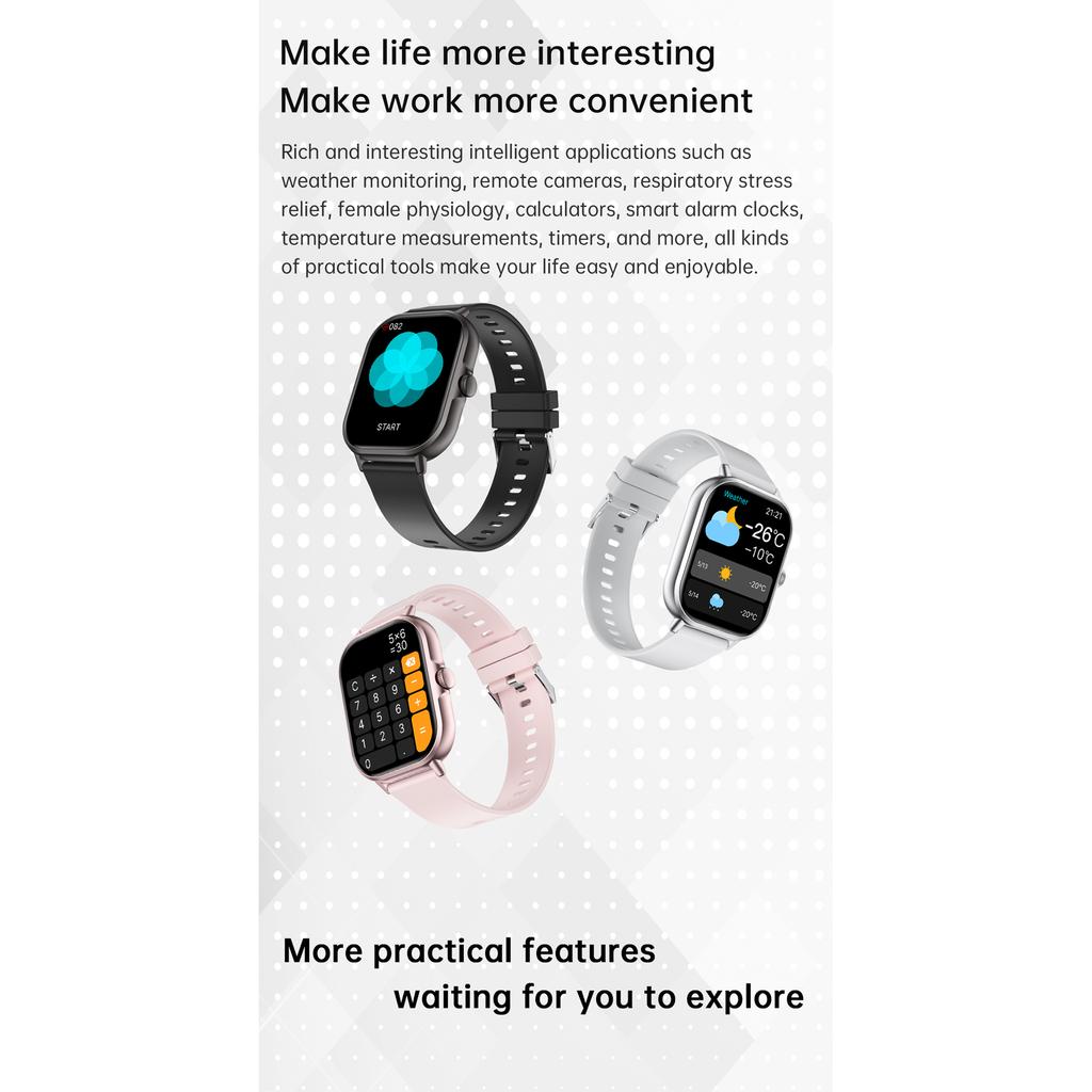 2025 New Bluetooth Answer Call Smart Watch Men Full Touch Dial Call Fitness Tracker IP67 Waterproof Smartwatch