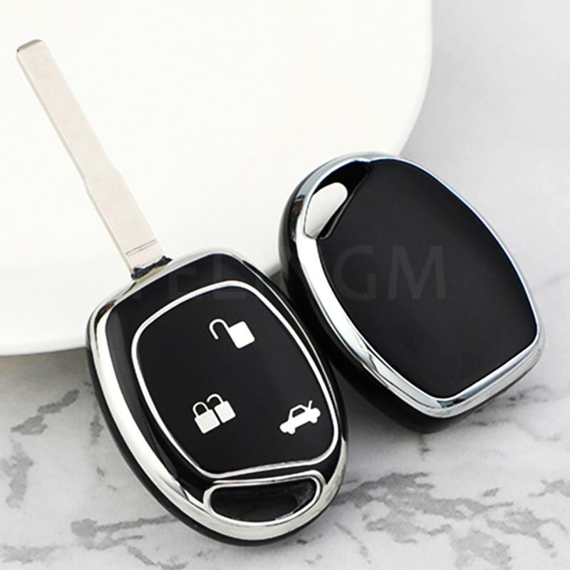 Автомобильный брелок для Ford Mondeo Focus Fusion Fiesta Galaxy Transit 2008 2006 2007 ТПУ 3 кнопки Чехол для ключа автомобиля Крышка Корпус Аксессуары