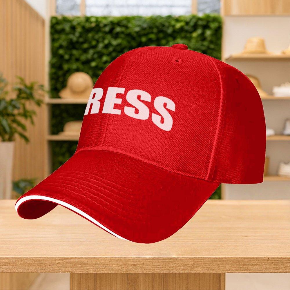 Personalized Printed Baseball Cap With Media News Design Minimalist Style Premium Craftsmanship Casual Outdoor Hat