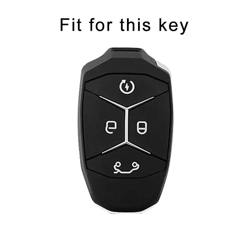 My Goog Car TPU Car Smart 4-кнопочный чехол для ключей, чехол-брелок для LYNK & CO 01 02 03, держатель для ключей, защитные аксессуары